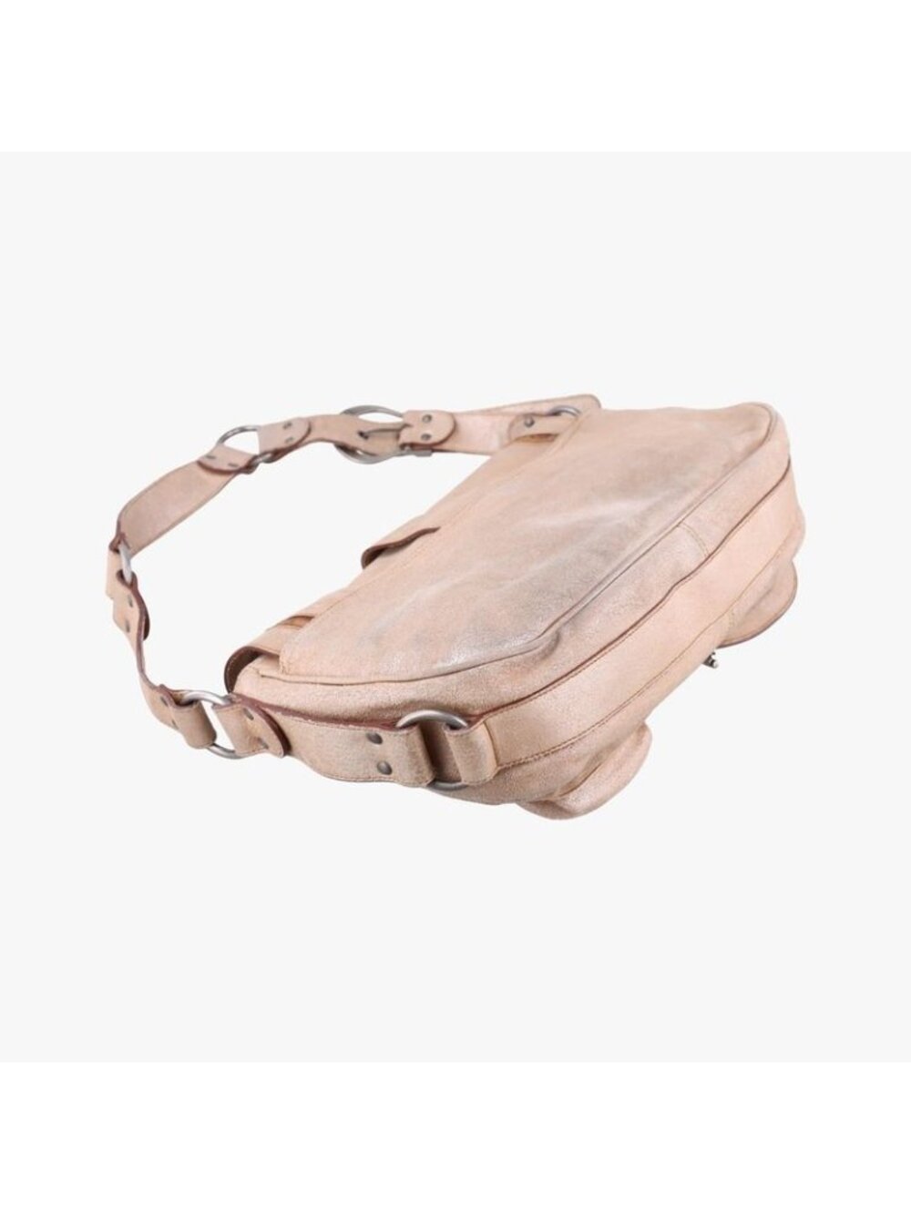 ★SOLD★ Dior Gaucho Beige Leather Messenger Bag - Picture 7 of 16